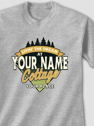 Livin' The Dream Cottage : Printed T-Shirts