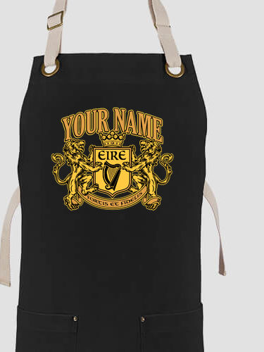 Irish Crest : Printed Canvas Work Aprons