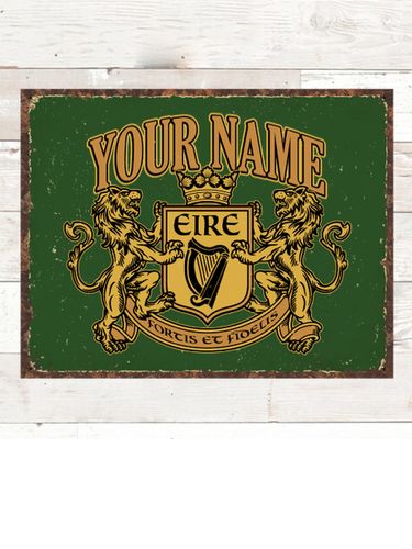 Irish Crest : Tin Signs
