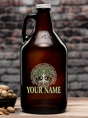 Irish Roots : Beer Growlers - Color Printed