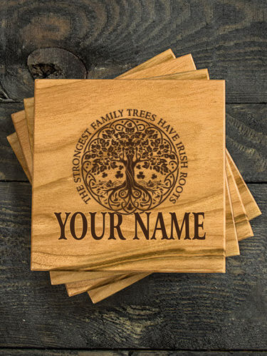 Irish Roots : Coasters - Engraved