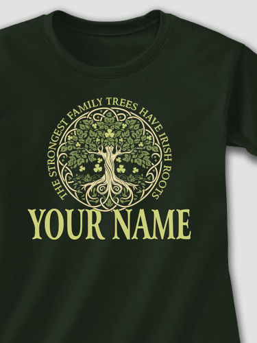 Irish Roots : Adult Ladies Fitted T-Shirt