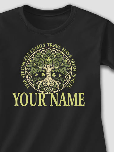Irish Roots : Adult Ladies Fitted T-Shirt