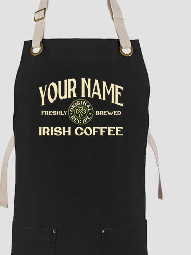 Irish Coffee : Printed Canvas Work Aprons