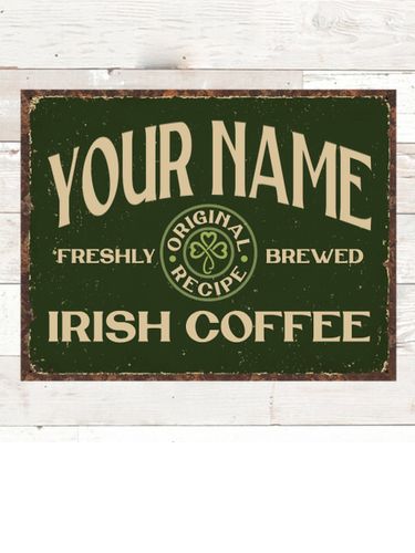 Irish Coffee : Tin Signs
