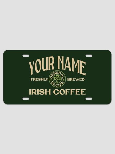 Irish Coffee : License Plates