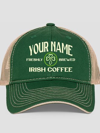 Irish Coffee : Embroidered Trucker Hats