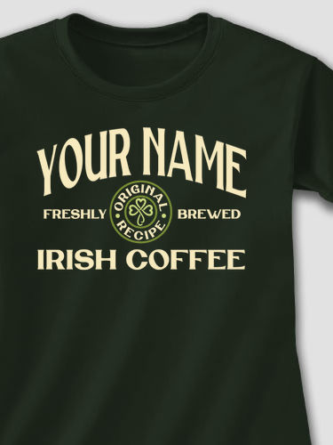 Irish Coffee : Adult Ladies Fitted T-Shirt