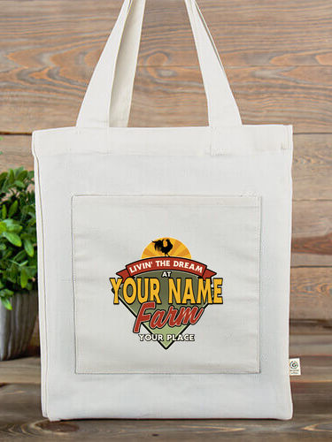 Livin' The Dream Farm : Canvas Totes