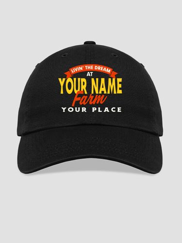Livin' The Dream Farm : Embroidered Baseball Hats