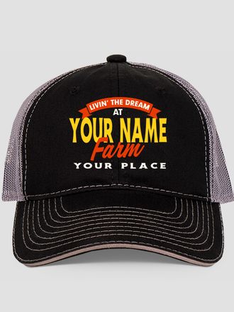 Livin' The Dream Farm : Embroidered Trucker Hats