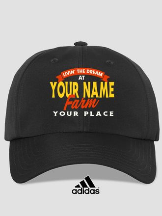 Livin' The Dream Farm : Embroidered Adidas&reg; Hats