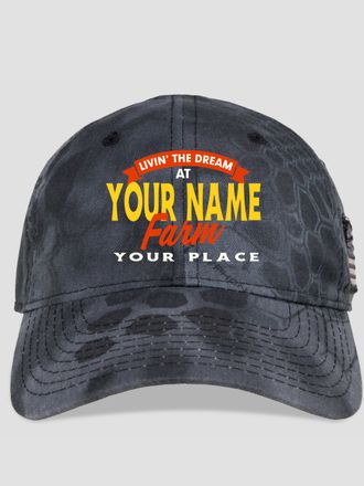 Livin' The Dream Farm : Embroidered Kryptek Tactical Camo Hats