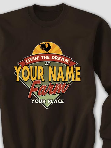 Livin' The Dream Farm : Printed Sweatshirts
