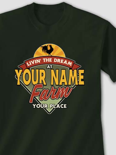 Livin' The Dream Farm : Printed T-Shirts