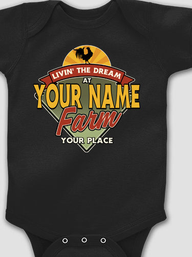 Livin' The Dream Farm : Printed Baby Bodysuits