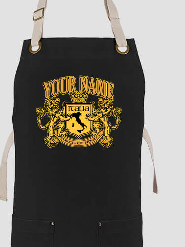 Italian Crest : Printed Canvas Work Aprons