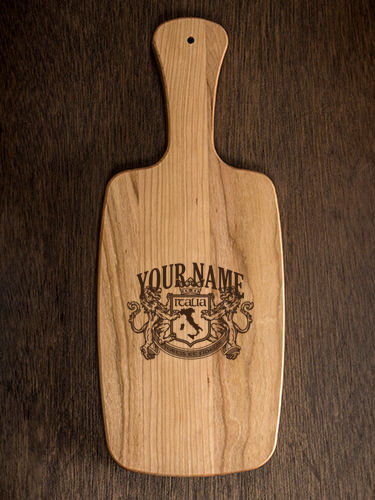 Italian Crest : Cheese Boards - Engraved