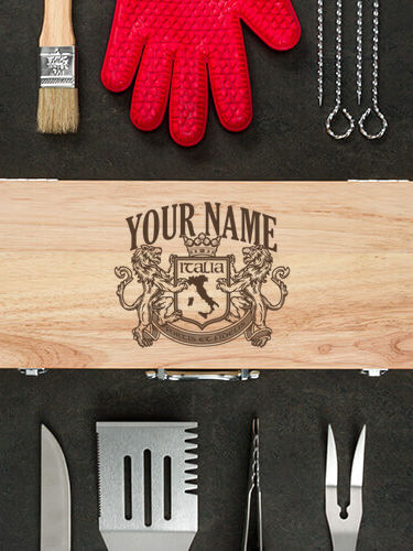 Italian Crest : 10 Piece BBQ Set