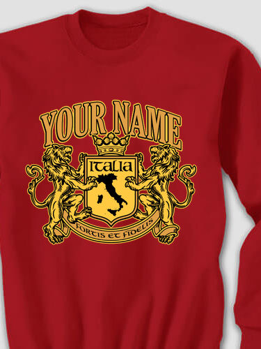 Italian Crest : Printed Sweatshirts