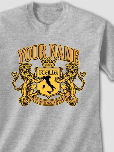 Italian Crest : Printed T-Shirts