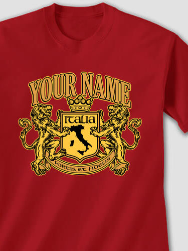 Italian Crest : Printed T-Shirts