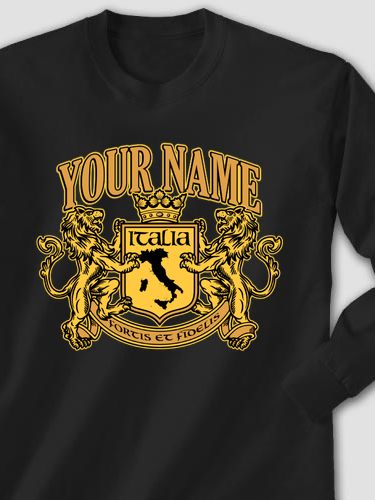 Italian Crest : Printed Long Sleeves