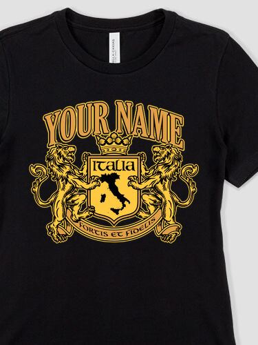 Italian Crest : Premium Ladies T-Shirts