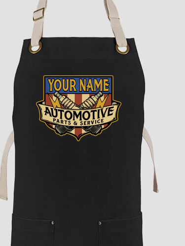 Vintage Automotive : Printed Canvas Work Aprons