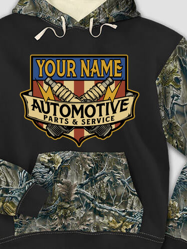 Vintage Automotive : Printed 2-Tone Camo Hoodies