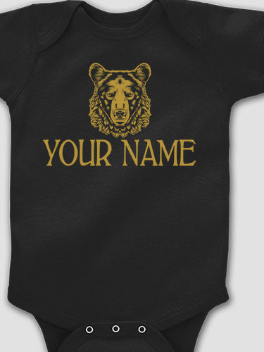 Bear : Printed Baby Bodysuits