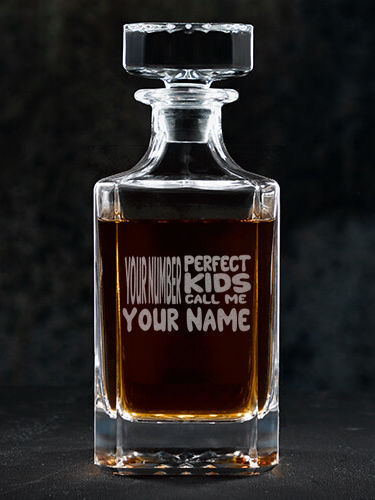 Perfect Kids : Whiskey Decanter - Engraved