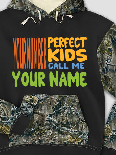 Perfect Kids : Printed 2-Tone Camo Hoodies