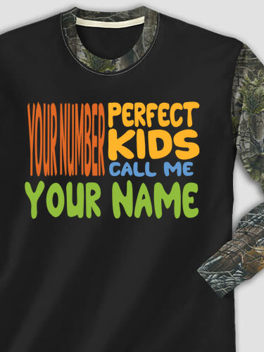 Perfect Kids : Printed 2-Tone Camo Long Sleeves