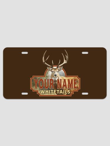 Whitetails : License Plates