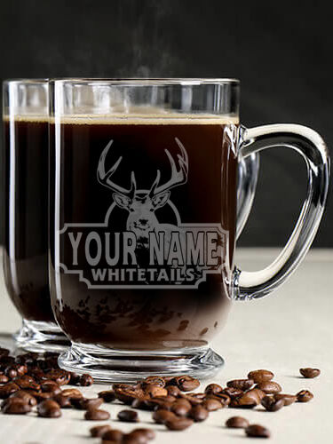 Whitetails : Coffee Mugs - Engraved