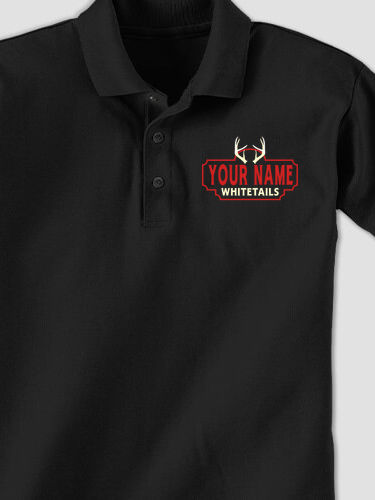 Whitetails : Embroidered Polo Shirts