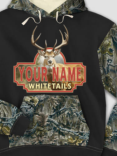 Whitetails : Printed 2-Tone Camo Hoodies