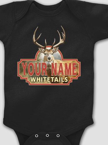 Whitetails : Printed Baby Bodysuits