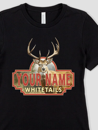 Whitetails : Premium Ladies T-Shirts