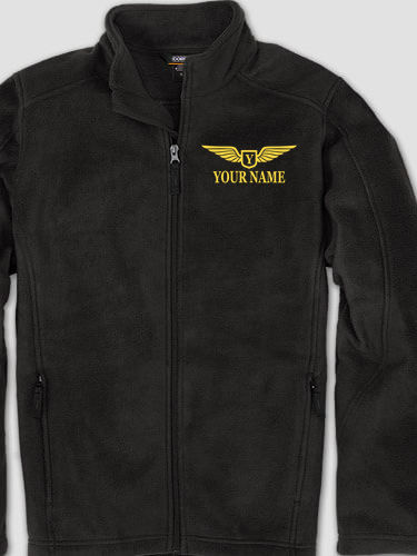 Aviation Monogram : Embroidered Fleece Jackets