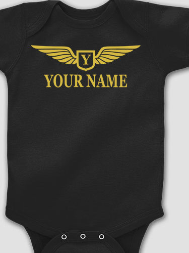 Aviation Monogram : Printed Baby Bodysuits