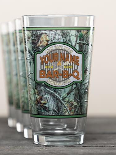 Wild Game Few Have Died BBQ : Pint Glasses - Special Edition