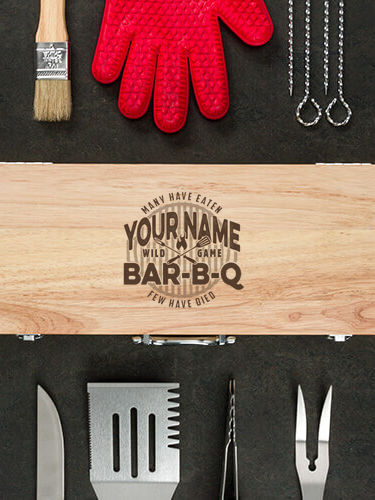 Wild Game Few Have Died BBQ : 10 Piece BBQ Set