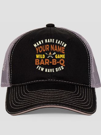Wild Game Few Have Died BBQ : Embroidered Trucker Hats