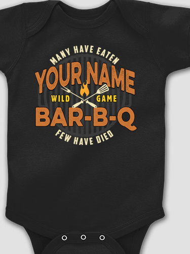 Wild Game Few Have Died BBQ : Printed Baby Bodysuits