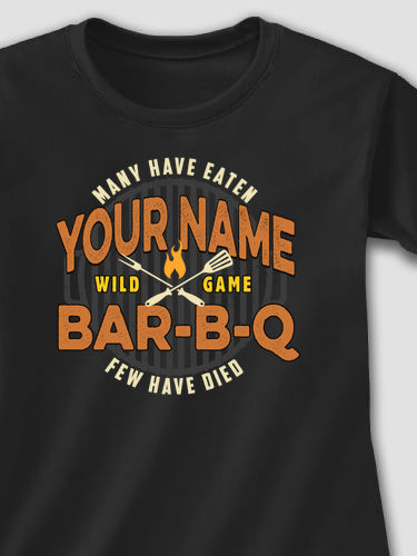 Wild Game Few Have Died BBQ : Adult Ladies Fitted T-Shirt