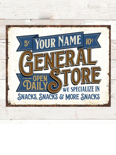 General Store : Tin Signs