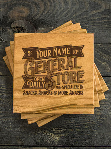 General Store : Coasters - Engraved