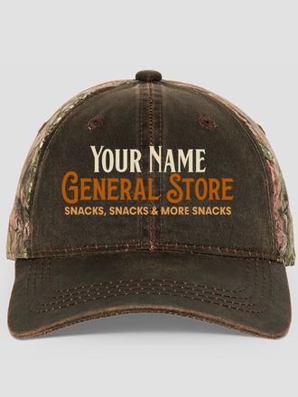 General Store : Embroidered 2-Tone Camo Hats